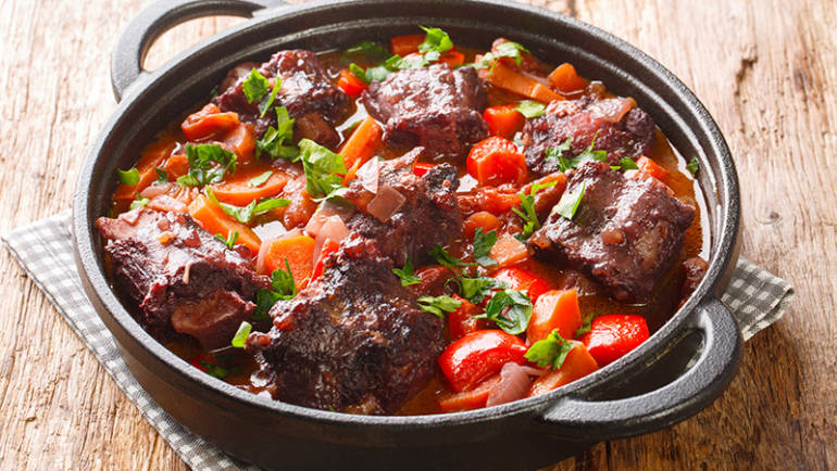 Sauté de veau à la méridionale